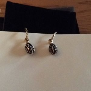 Joan Rivers egg hoop earrings